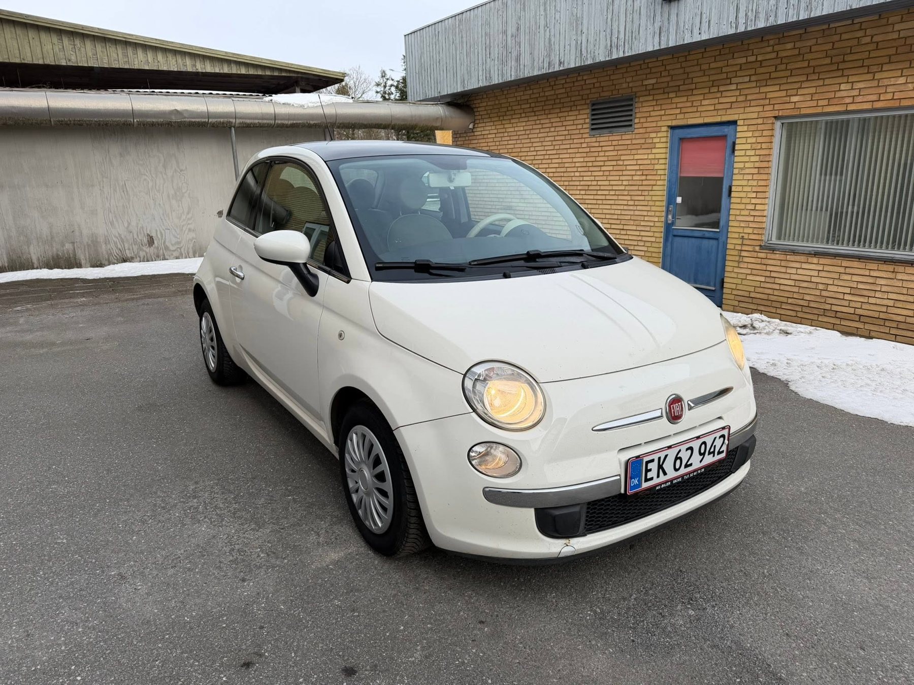 Fiat 500 til langtidsleje i Skive